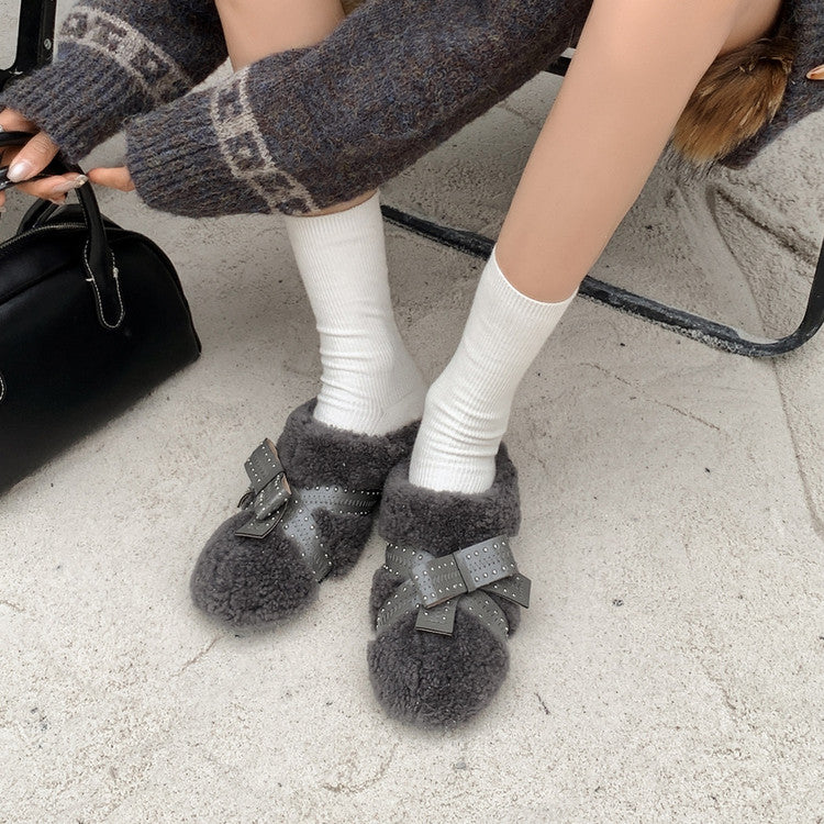 Pure shearling warmth