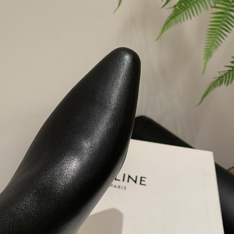 Handcrafted Cowhide Ankle Boots