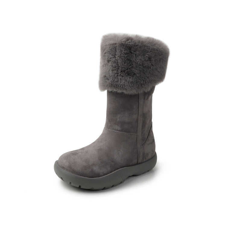 VelourRise Suede Velvet Flats