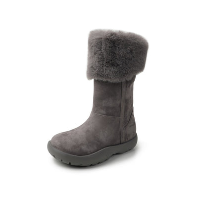 VelourRise Suede Velvet Flats