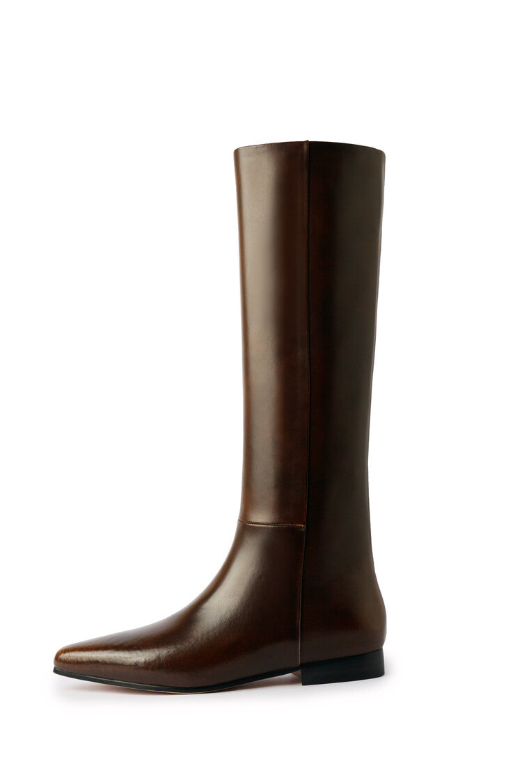 Handcrafted Cowhide Ankle Boots