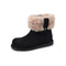 Elegant Suede Ankle Boots with Plush Comfort