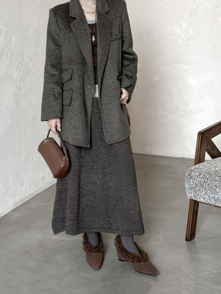 SuedeCloud Plush Heeled Flats