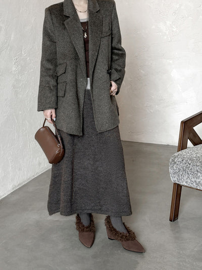 SuedeCloud Plush Heeled Flats