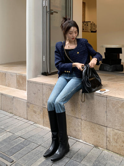 Handcrafted Cowhide Ankle Boots