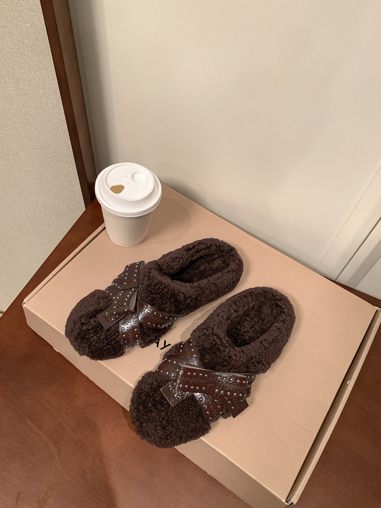 Pure shearling warmth