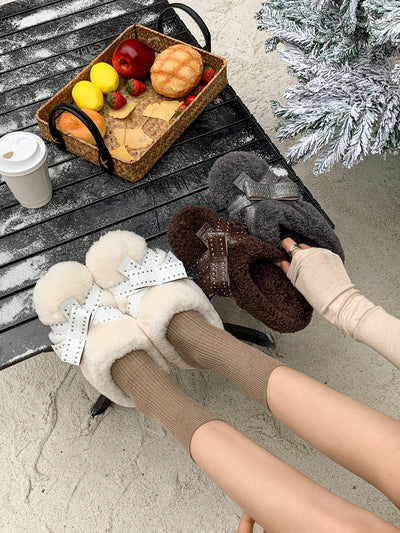 Pure shearling warmth