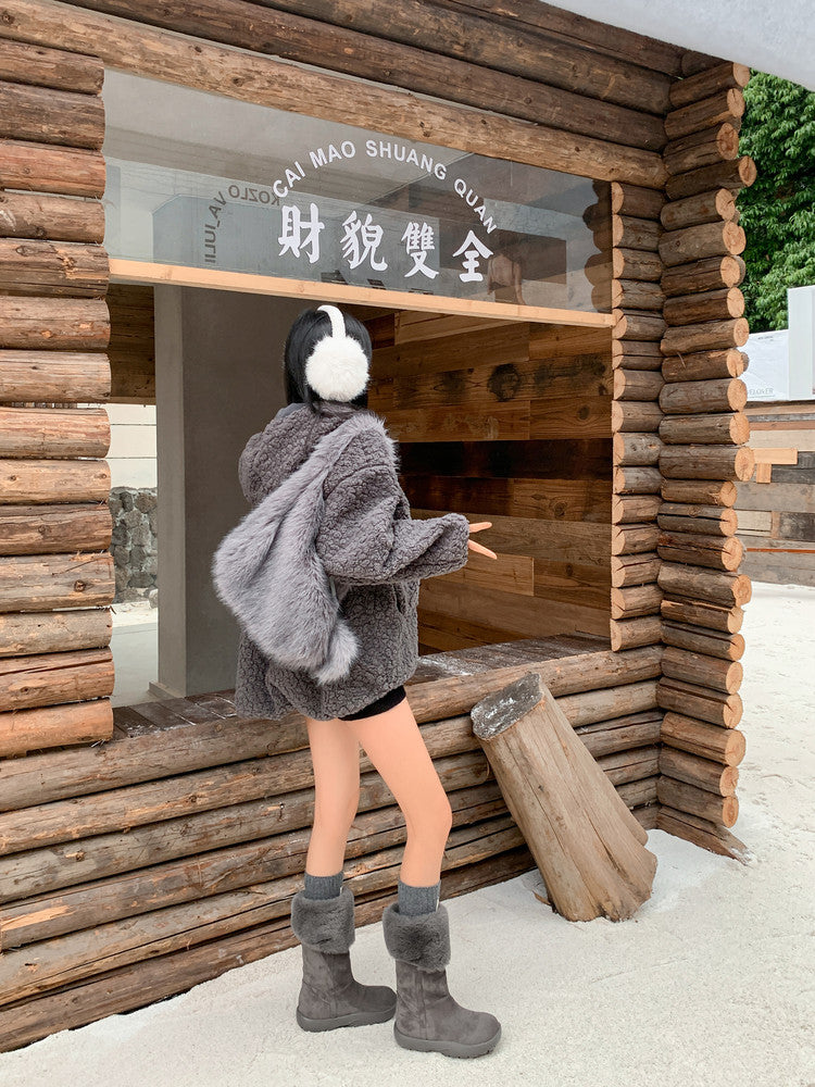 VelourRise Suede Velvet Flats