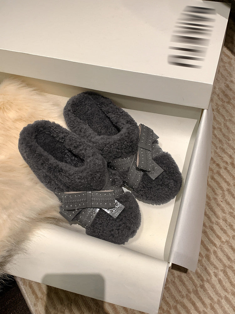 Pure shearling warmth